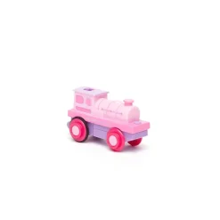 Bigjigs Rail Powerful Pink Loco (Battery Operated)