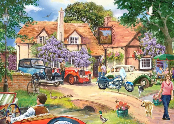 House of Puzzles Pub Lunch - BIG 250 Piece Jigsaw Puzzle