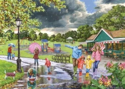 House of Puzzles Puddles - 500 Piece Jigsaw Puzzle