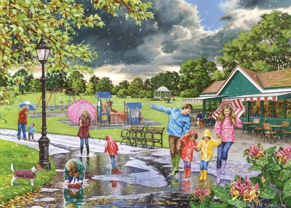 House of Puzzles Puddles - 500 Piece Jigsaw Puzzle