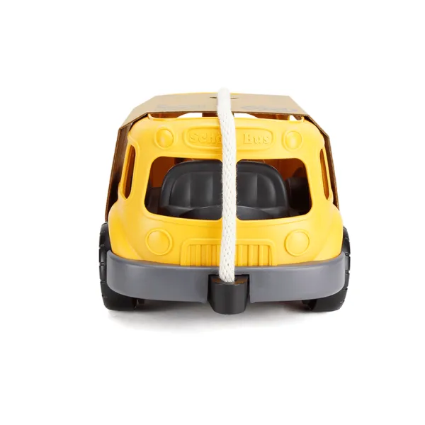 Green Toys Pull Along School Bus Wagon