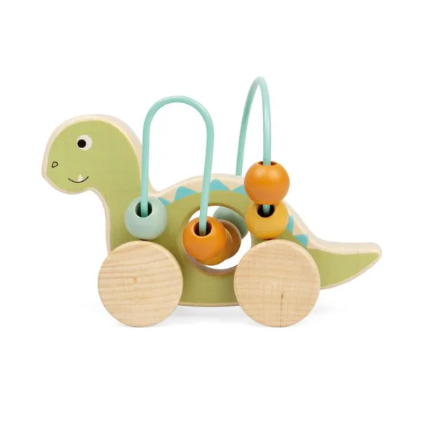 Bigjigs Toys Push Along Diplodocus Bead Frame