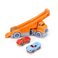 NONE Racing Truck with 2 Race Cars - DAMAGED BOX