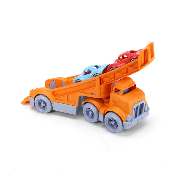 NONE Racing Truck with 2 Race Cars - DAMAGED BOX