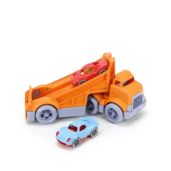 NONE Racing Truck with 2 Race Cars - DAMAGED BOX