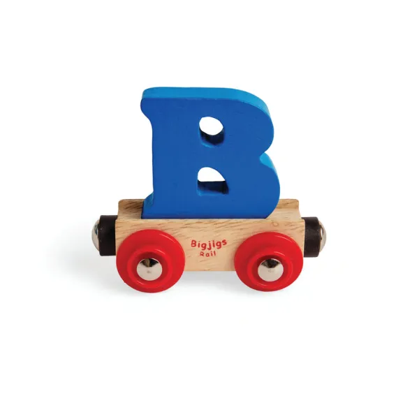 Bigjigs Rail Rail Name Letters and Numbers - B