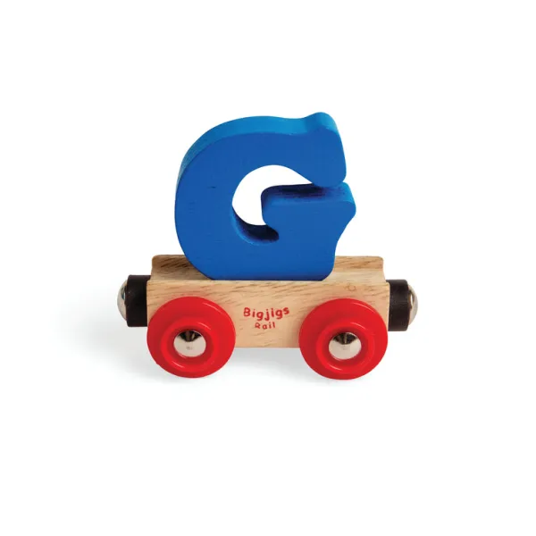Bigjigs Rail Rail Name Letters and Numbers - G
