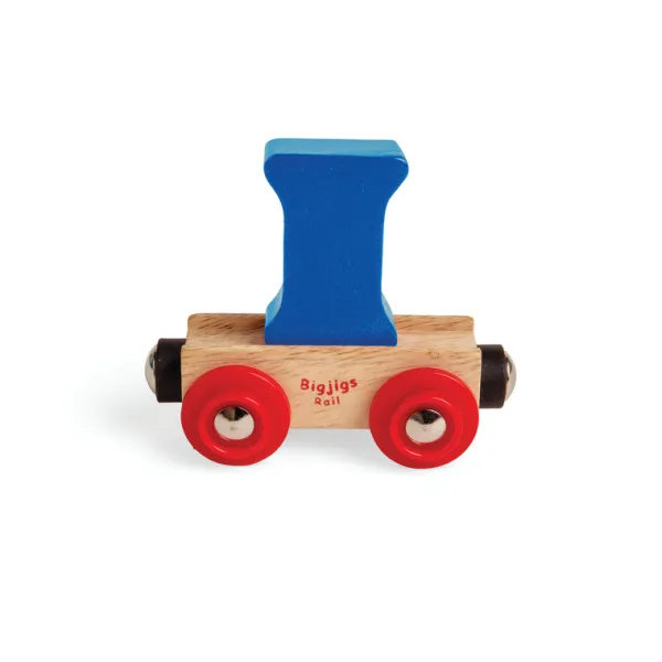 Bigjigs Rail Rail Name Letters and Numbers - I