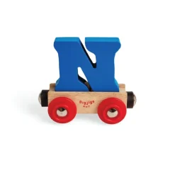 Bigjigs Rail Rail Name Letters and Numbers - N