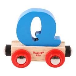 Bigjigs Rail Rail Name Letters and Numbers - Q