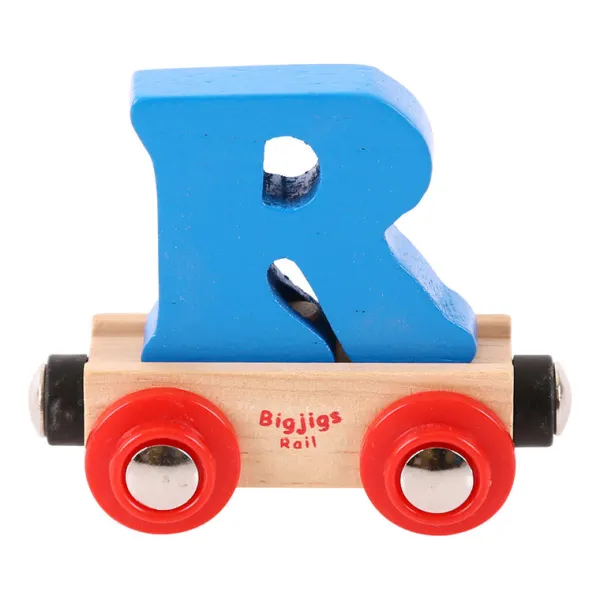 Bigjigs Rail Rail Name Letters and Numbers - R