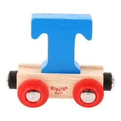 Bigjigs Rail Rail Name Letters and Numbers - T