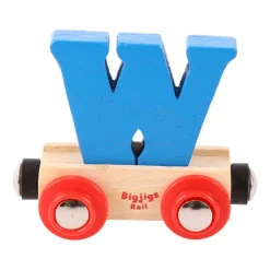 Bigjigs Rail Rail Name Letters and Numbers - W