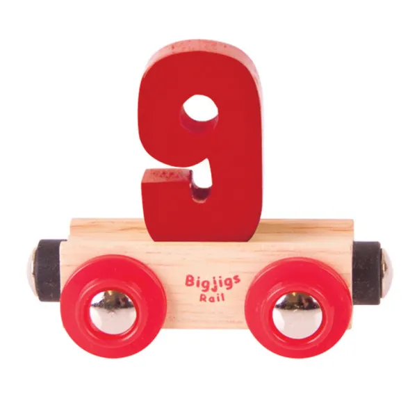 Bigjigs Rail Rail Name Letters and Numbers - 9