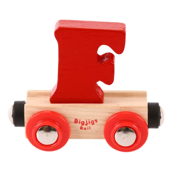 Bigjigs Rail Rail Name Letters and Numbers - F