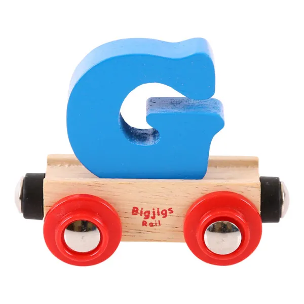 Bigjigs Rail Rail Name Letters and Numbers - G