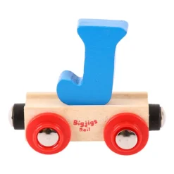 Bigjigs Rail Rail Name Letters and Numbers - J