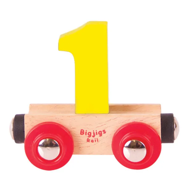 Bigjigs Rail Rail Name Letters and Numbers - 1