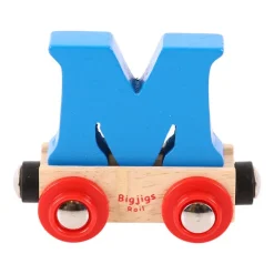 Bigjigs Rail Rail Name Letters and Numbers - M