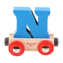 Bigjigs Rail Rail Name Letters and Numbers - N