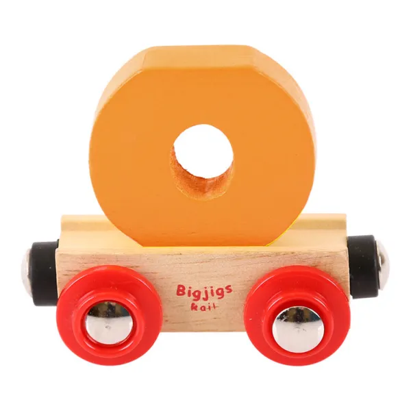 Bigjigs Rail Rail Name Letters and Numbers - O