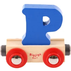 Bigjigs Rail Rail Name Letters and Numbers - P