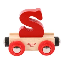 Bigjigs Rail Rail Name Letters and Numbers - S