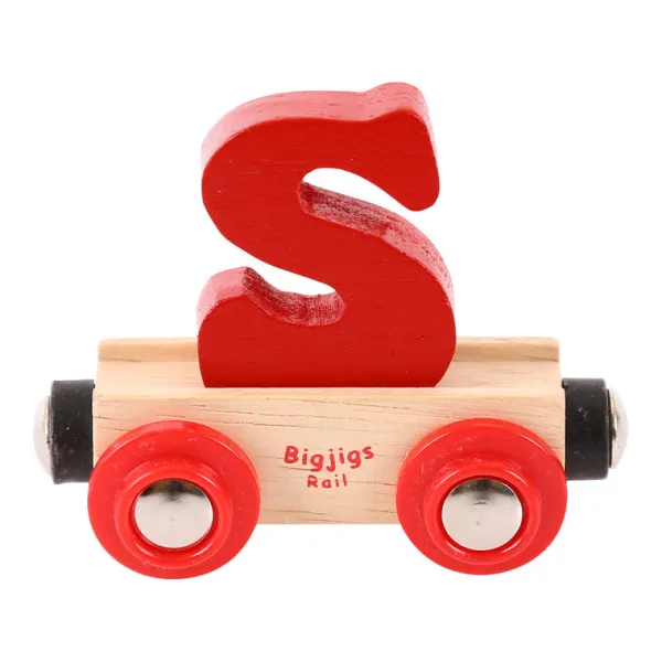 Bigjigs Rail Rail Name Letters and Numbers - S