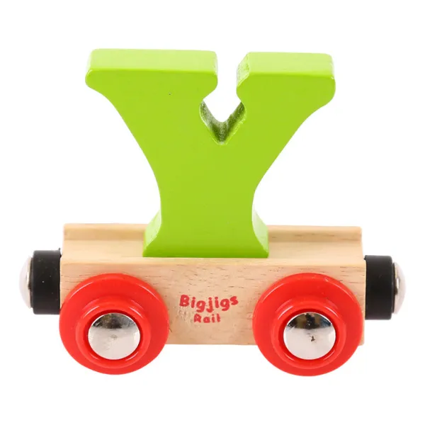 Bigjigs Rail Rail Name Letters and Numbers - Y