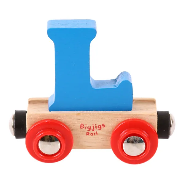 Bigjigs Rail Rail Name Letters and Numbers - L