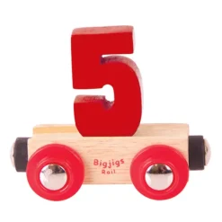 Bigjigs Rail Rail Name Letters and Numbers - 5
