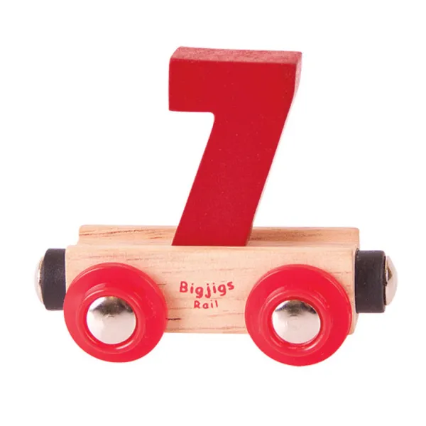 Bigjigs Rail Rail Name Letters and Numbers - 7