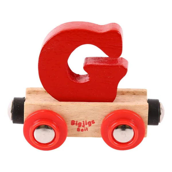 Bigjigs Rail Rail Name Letters and Numbers - G