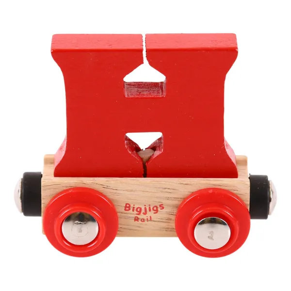 Bigjigs Rail Rail Name Letters and Numbers - H