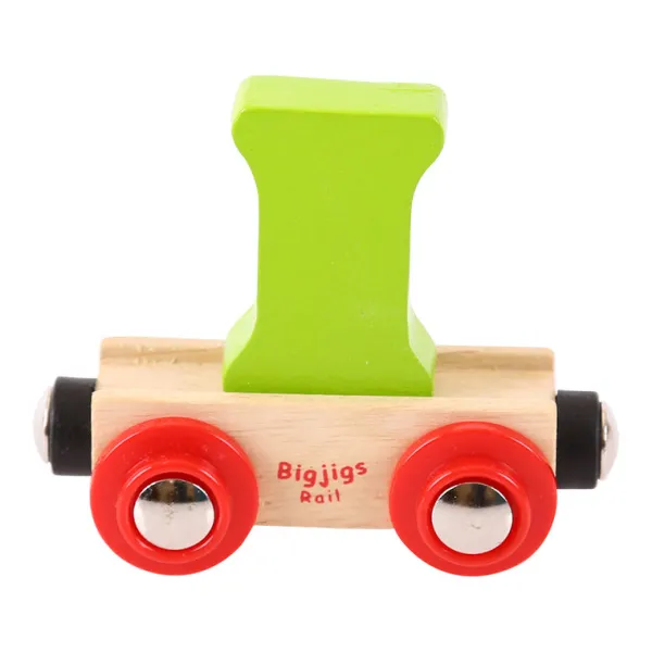 Bigjigs Rail Rail Name Letters and Numbers - I