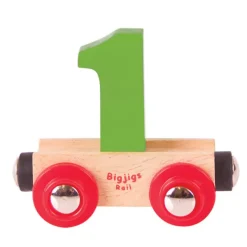 Bigjigs Rail Rail Name Letters and Numbers - 1