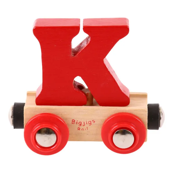 Bigjigs Rail Rail Name Letters and Numbers - K