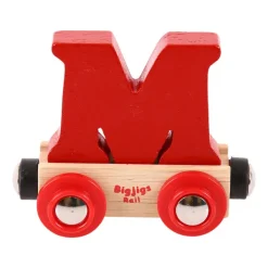 Bigjigs Rail Rail Name Letters and Numbers - M