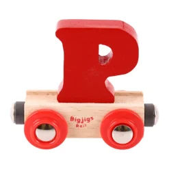 Bigjigs Rail Rail Name Letters and Numbers - P