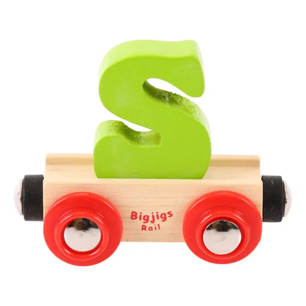 Bigjigs Rail Rail Name Letters and Numbers - S