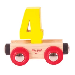 Bigjigs Rail Rail Name Letters and Numbers - 4