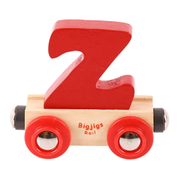Bigjigs Rail Rail Name Letters and Numbers - Z