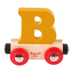 Bigjigs Rail Rail Name Letters and Numbers - B
