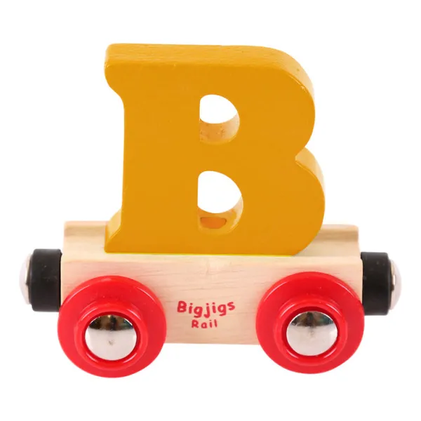 Bigjigs Rail Rail Name Letters and Numbers - B