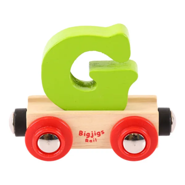 Bigjigs Rail Rail Name Letters and Numbers - G