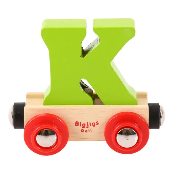 Bigjigs Rail Rail Name Letters and Numbers - K
