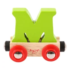 Bigjigs Rail Rail Name Letters and Numbers - M