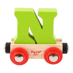 Bigjigs Rail Rail Name Letters and Numbers - N