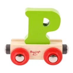 Bigjigs Rail Rail Name Letters and Numbers - P