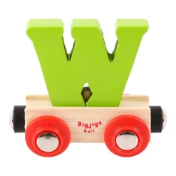 Bigjigs Rail Rail Name Letters and Numbers - W
